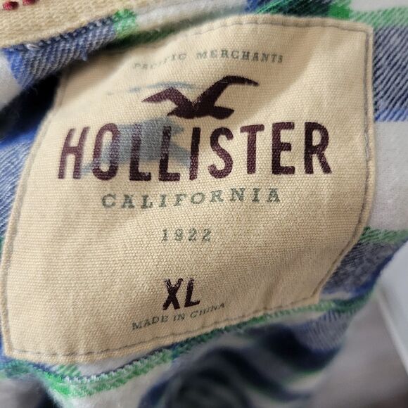 Hollister plaid flannel shirt - Picture 6 of 8